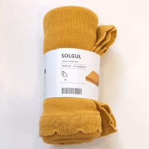 IKEA Yellow Knitted Baby Blanket